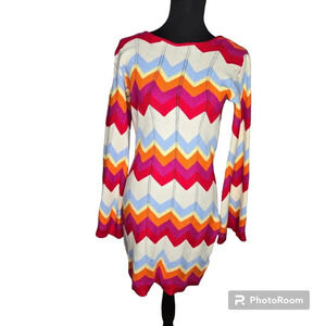 Fore Knit Multicolor Midi Dress